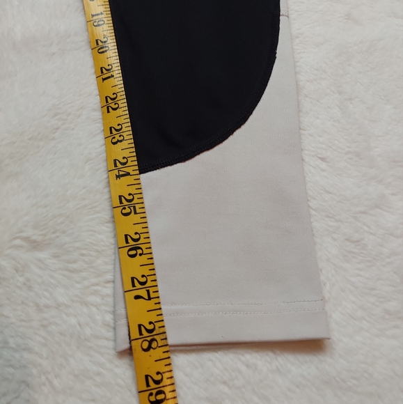 Nordic Track Black White High Rise Athletic Leggings Size L - Picture 7 of 14